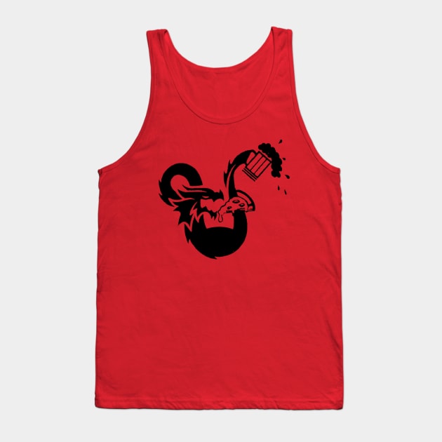 Dungeons and Deep dish (alt) Tank Top by Lee's Tees